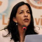 Foreign Minister Patricia Rodas